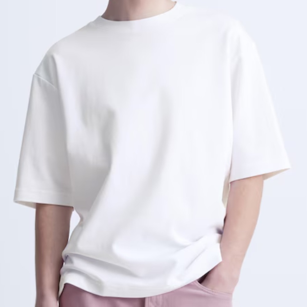Uniqlo AIRism cotton crew neck T-Shirt